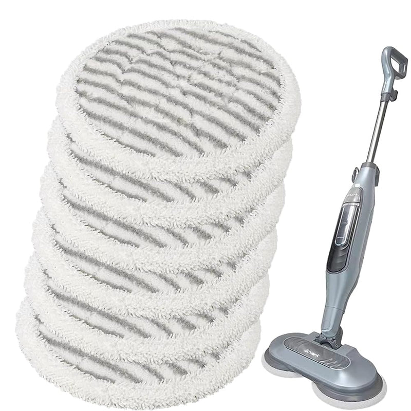 KVLZ Replacement Steam Mop Pads for Shark Steam Mop Pads Compatible with Shark S7000AMZ S7000 S7001 S7001TGT S7000 Series Steam & Scrub All-in-One Hard Floor Steam Mop (6-Pack) 6-pack