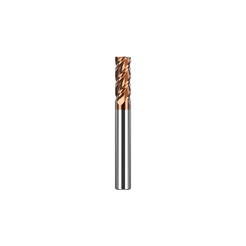 1pc 4 Flutes Carbide Square End Mill - 6mm (0.236") Dia, 6mm (0.236") Shk Dia - Micro Grain CNC Router Bits Carbide Milling Cutter for Alloy Steel/Hardened Steels - HRC55 - TISIN Coated 6mm【0.236"】Dia,6mm【0.236"】Shank Dia