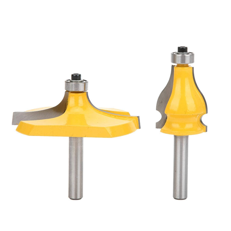 Router Bit Set 2pcs Handrail Router Bits for Woodworking Carpentry Tools Electric Router Bits Set