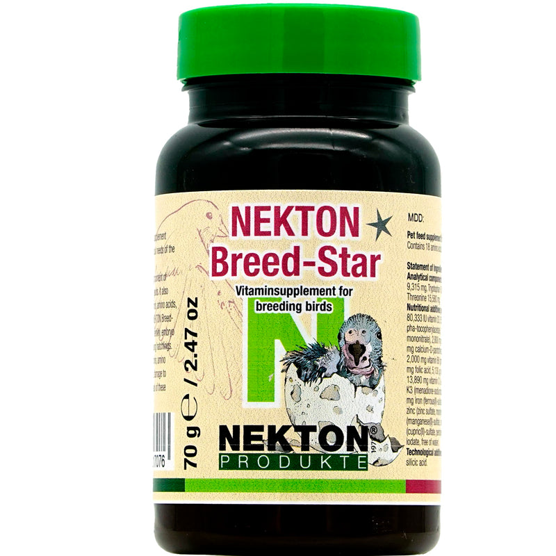 Nekton Breed-Star Breeding Supplement for Birds 70g / 2.47oz, Off White