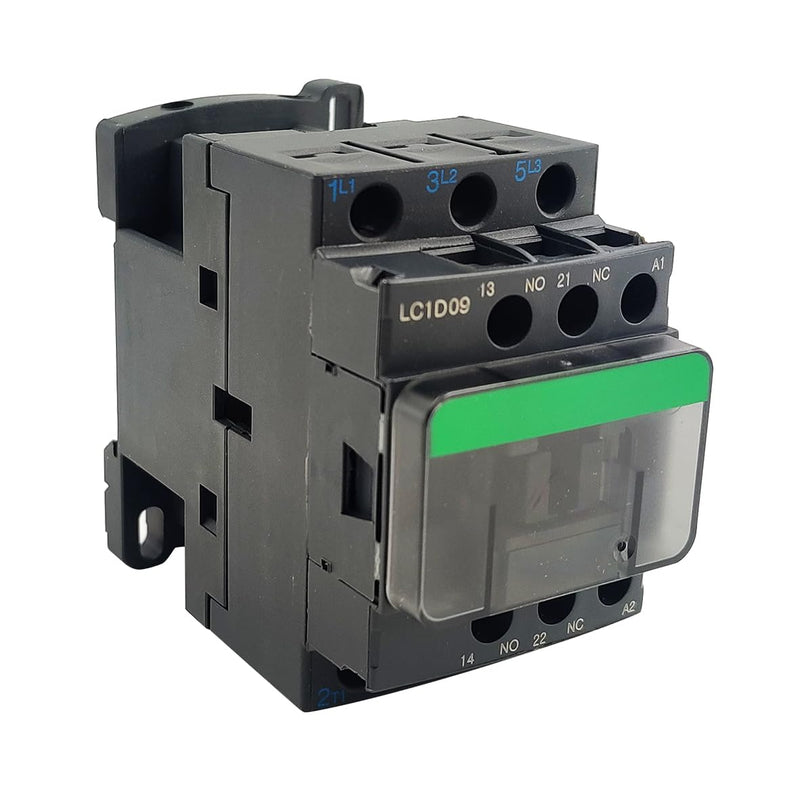 LC1D09G7 Non-Reversing Contactor 9A 3Pole 120VAC Coil 1NO 1NC 50/60Hz