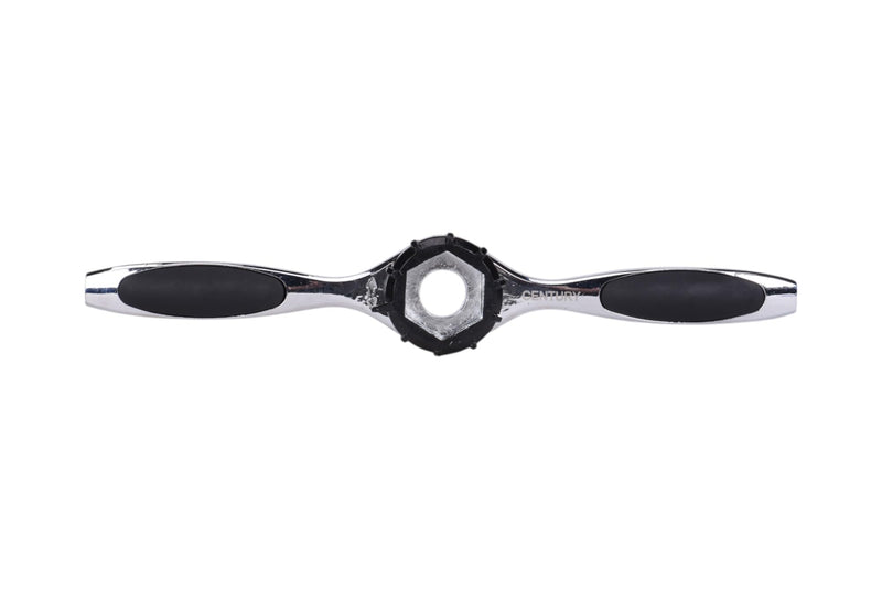 Century Drill & Tool 98509 1" Hex Die Stock, ProGrade Twist-Lock Design, High Carbon Steel for Clean, Accurate Threading, Ergonomic Handles