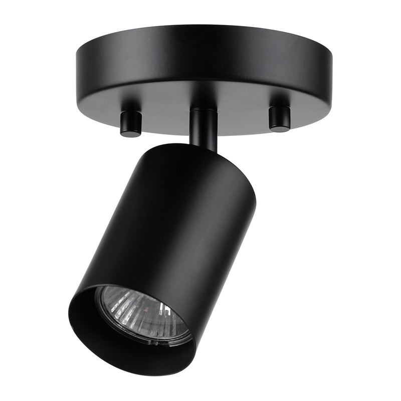 Globe Electric 57498 Pratt 1-Light Track Lighting Spotlight, Matte Black, Bulb Not Included Pratt (Black)