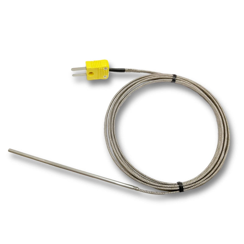 TCE-K02H3-100 K Type Thermocouple Metal Probe for Furnace K-Type Input Instrument Thermocouple Sensor Temperature Available from 77°F to 1112°F
