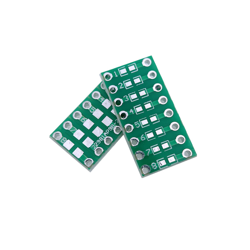 50pcs SMD 0402/0603/0805 to DIP Adapter Plate Converter and Breakout Board SMT DIP Adapter Converter Pinboard 50pcs 0402/0603/0805 to DIP