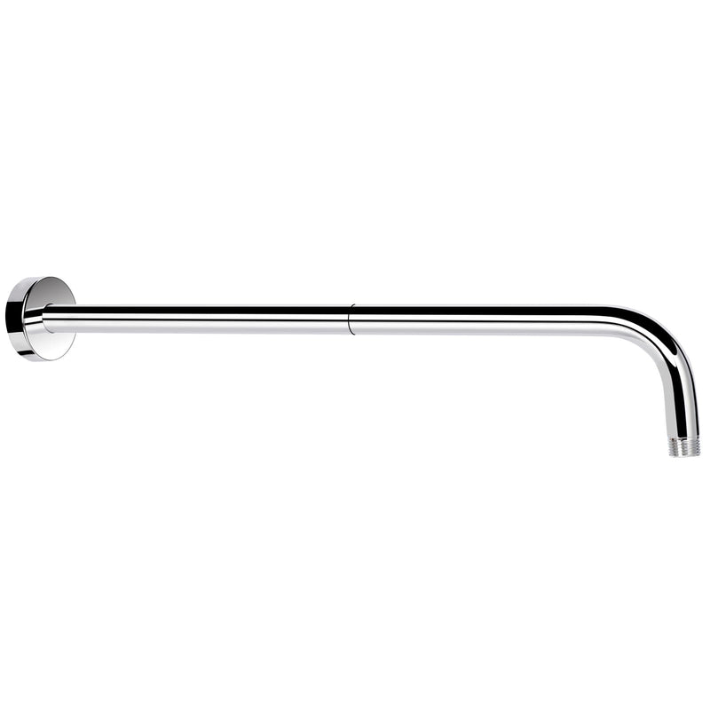NearMoon Shower Arm, Extra Fixed Arm with Flange, Stainless Steel Wall-Mounted ShowerHead Arm (20 Inch, Chrome Finish) 20 Inch