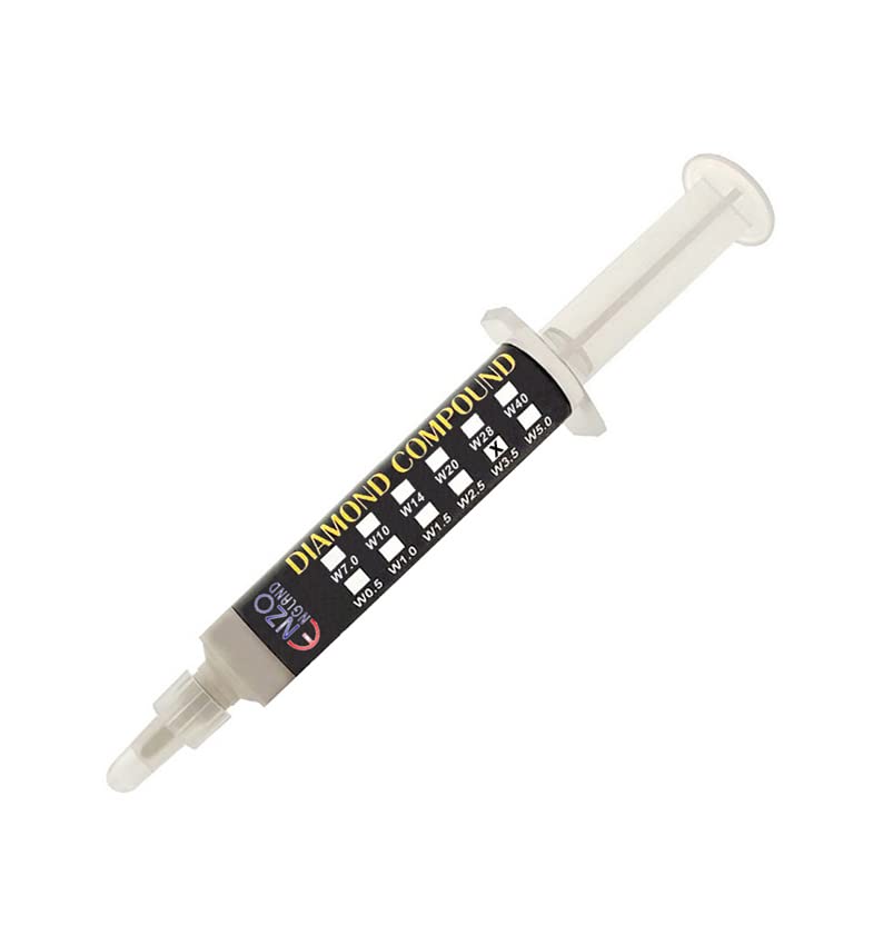 Abrasive Poly Diamond Compound Paste 5 Gram Syringe for Sharpening Stropping Polishing Honing and Fine Lapping of Knife Razor Cutting Carving Blade (W3.5#3000) W3.5 #3000