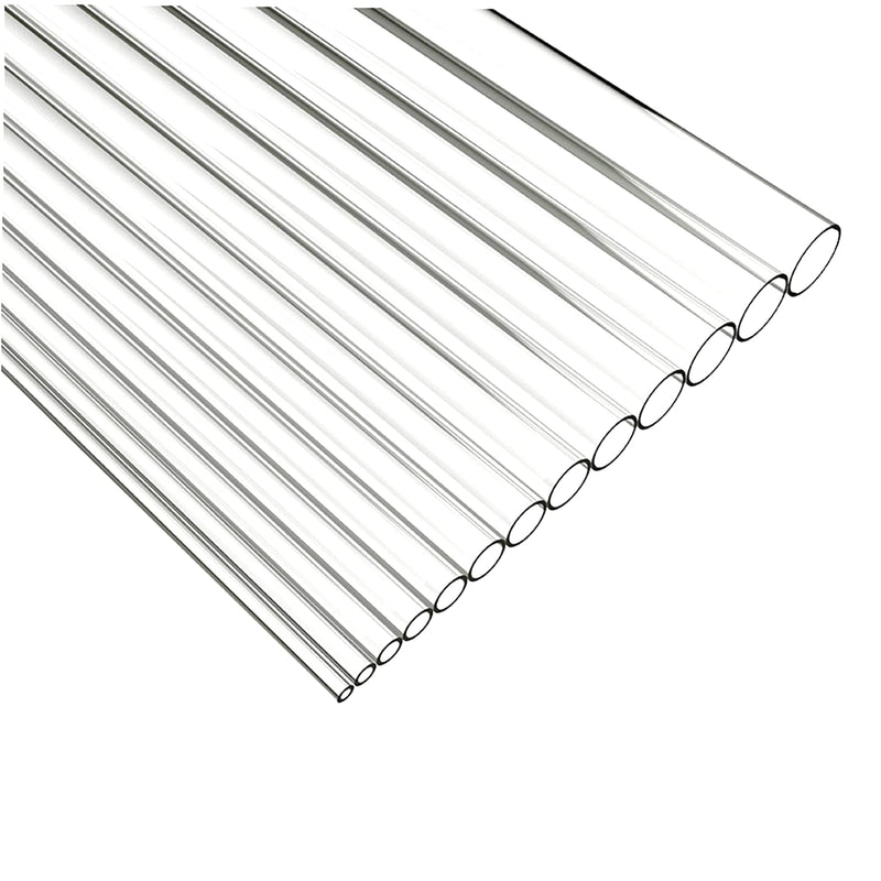 Quartz Glass Tube,Quartz Sleeve,Fused Quartz Tubing,Fused Silica Tube,Made by Vycor Glass,Thcik 1mm,5Pcs/Pack (OD 20mm, ID 18mm, Length 300mm) OD 20mm, ID 18mm