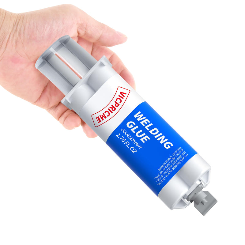 High-Strength 2-Part Epoxy Metal Glue, 1.76oz Heavy Duty Liquid Welding Glue for Metal, Ceramics, Stainless Steel | Heat Resistant & Versatile Repair 1pcs