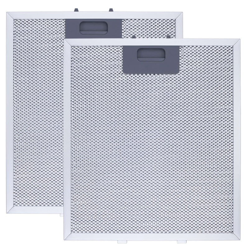 Upgraded W10169961A Range Hood Filter Replacement, Fits Whirlpool, Ikea, Kitchen Aid, Jenn Air, Aluminum Mesh Hood Grease Filter 10.5x12Inch, HR Huare Technology Aluminum Range Hood Vent Filters,2PCS 2PCS