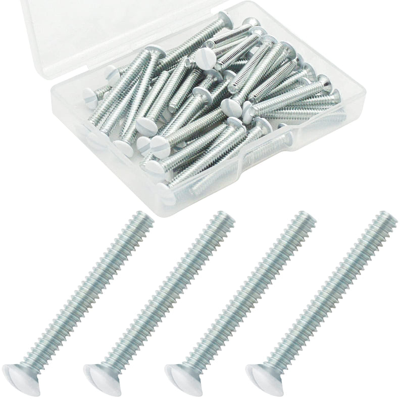 40 Pieces Wall Plate Screws, 1.2 Inch Long Outlet Screws Perfect Replacement for Outlet Cover Screws,Switch Plate Screws, Light Plate Screws 1.2", 40 pcs