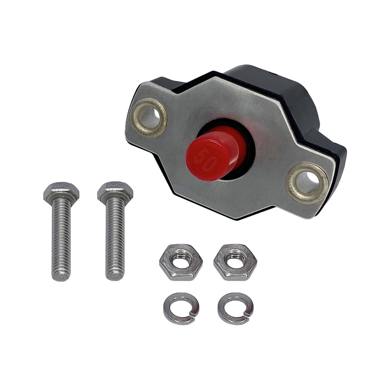 F.S.P Push Button Circuit Breaker 50 Amp Replacement for MerCruiser Quicksilver Volvo Penta Sierra - 3854164, 18-69550, 88-11178A01