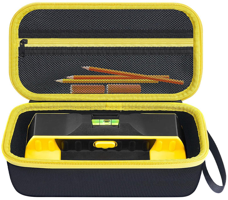Case for Franklin Sensors ProSensor M210 710PRO 710+ 710 T13 5000+ Professional Stud Finder, Travel Carrying Storage Bag Holder with Mesh Pocket for Battery & Other Accessories (Case Only) Yellow