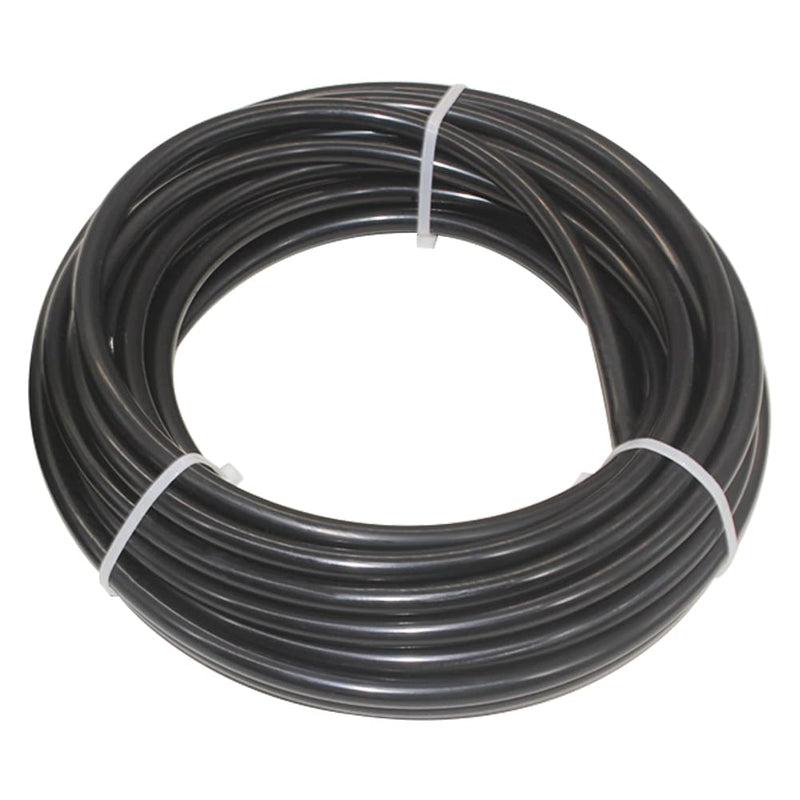 Air Line 1/2" Tube OD Pneumatic Nylon Tube SAE J844 Airline For Air Brake Tubing or Fluid Transfer (Black 32.8Ft) Black