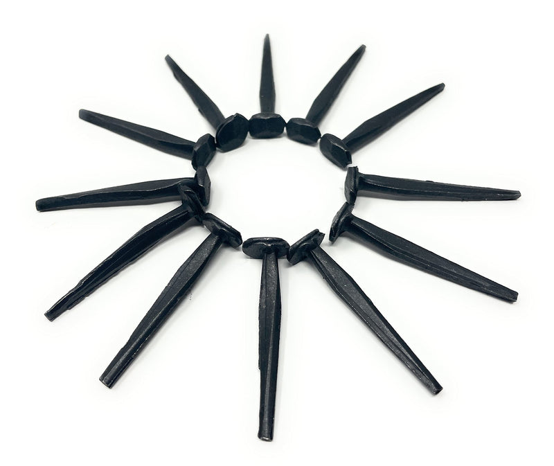 Metal Magery 1 1/2" Wrought Head Nails Decorative Antique Rose Head Nail QTY: 25