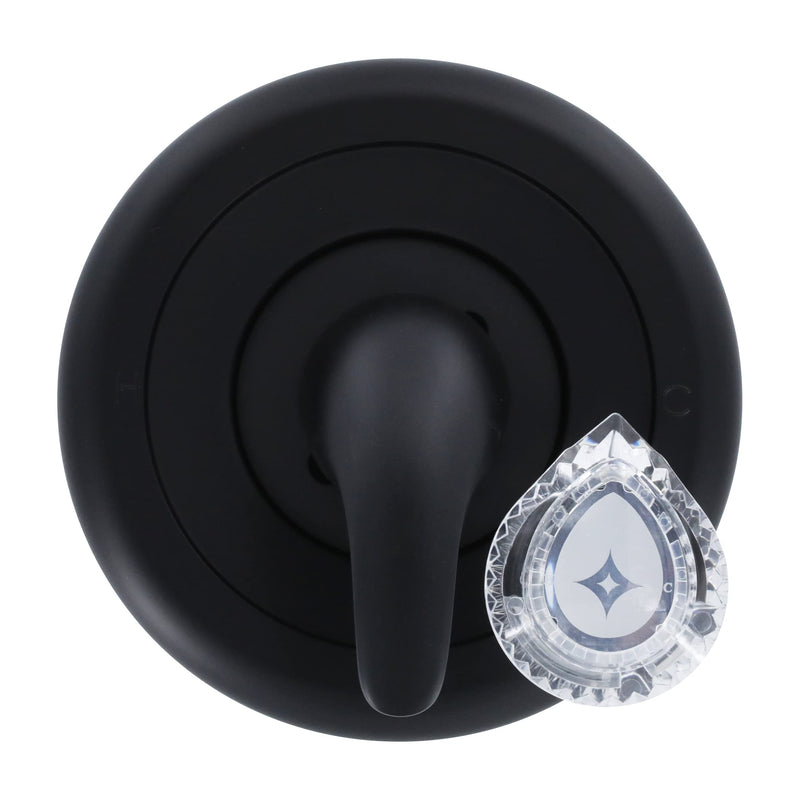 Danco 11083 Use with Moen Tub and Shower Faucets Trim Kit, No Size, Matte Black Classic