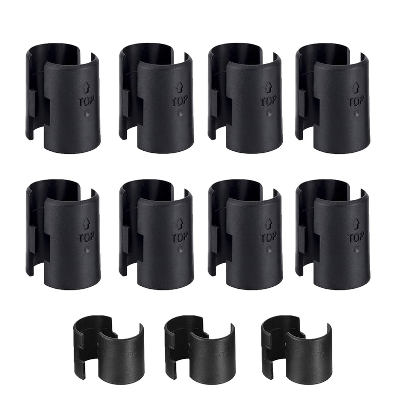 Shelf Lock Clip, 25 Pairs (50 Pcs) 3/4 Inches Wire Shelving Lock Clips Post Shelvings Sleeves Replacements for Wire Shelving - NewNest Australia