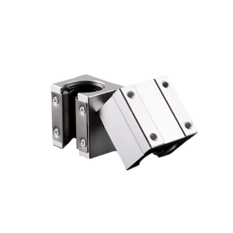 SBR20UU Bearing Blocks, 2Pcs 20mm Open Sliding Ball Bearing Block for SBR20 Linear Motion Shaft Guides Slide Rails as CNC Linear Rail Kit SBR20UU