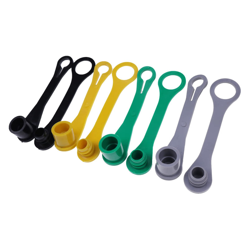 JZGRDN 8PK Hydraulic Fitting Dust Cap & Plug Set M132021 M132022 M132024 M70728 M132031 M132032 M132034 M85099 Compatible with John Deere 425 430 455 X465 X475 X485 X495 X575 X585 X595 X940 X948 X949 - NewNest Australia