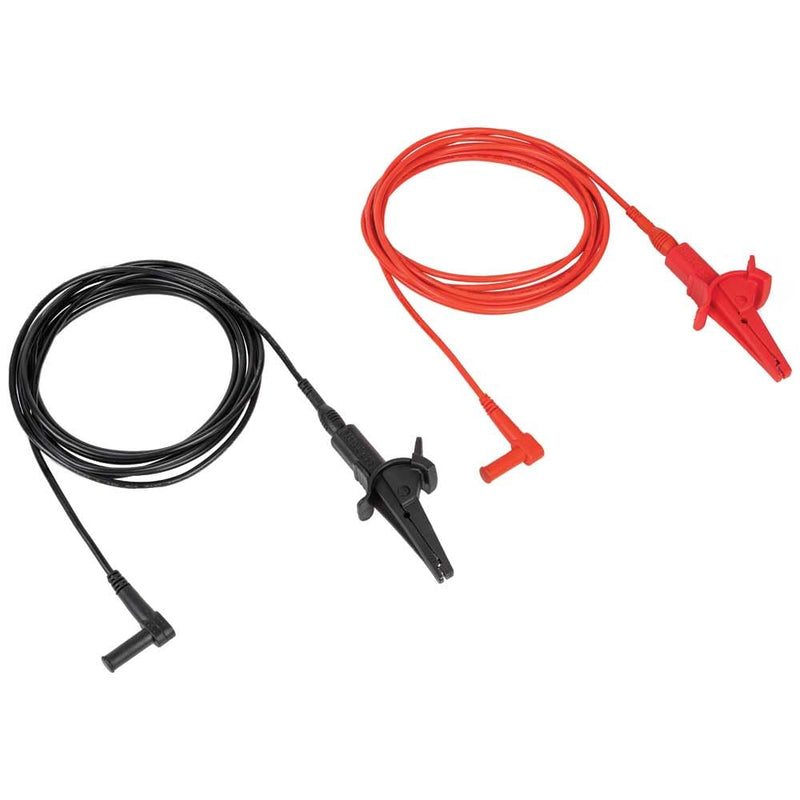 Klein Tools 69367 Alligator Clip Test Leads, Heavy-Duty Banana Plug Replacement Leads, 10-Foot