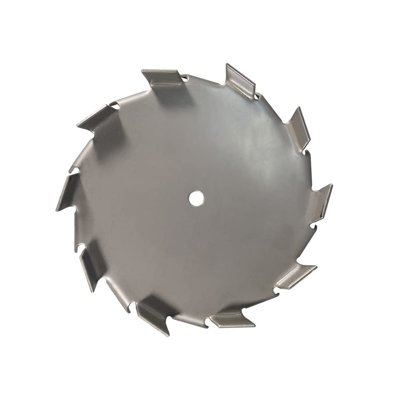 304 Stainless Steel Dispersing Disc 30-500mm/1.2-19.7 inch Dispersion Impeller High Speed Dispersing Machine Blade Paddle Impeller with 8mm Shaft Hole (Dia 150mm/5.9") Dia: 150mm/ 5.9 inch