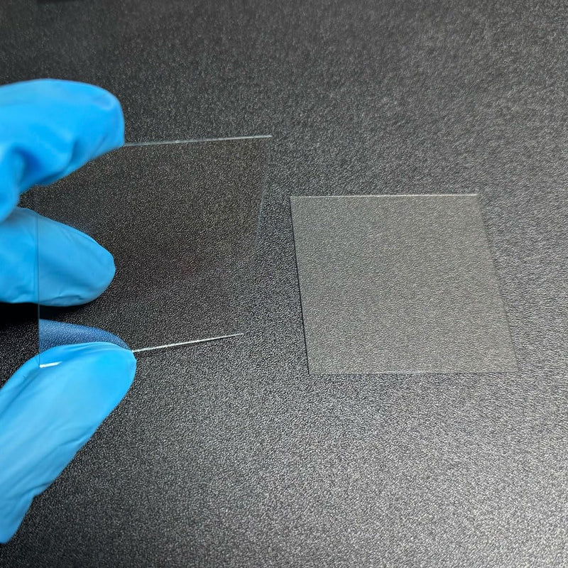 ITO （Indium tin Oxide）Coated Conductive Glass Slides 50×50mm Resistance 7 ohm/sq (8 Pcs) 50mm×50mm 8