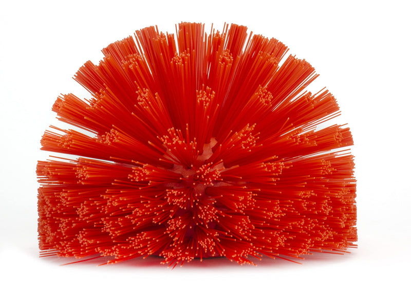 SPARTA Industrial Tank Brush Head Pipe Brush Head, Drain Brush with 3/4" Thread Hole (Handle Not Included) for Commercial Use, Plastic, 5.7 Inches, Orange 1