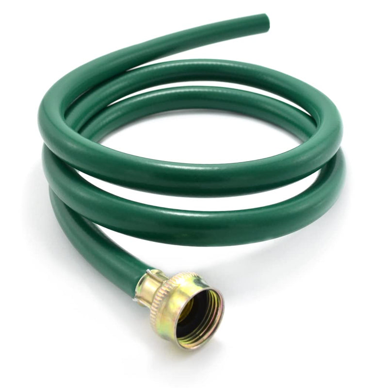 Burst-Proof Dehumidifier Drain Hose – 5 FT Green Rubber, 3/4" FHT, Heavy Duty, Flexible, Leak-Resistant for Efficient Water Drainage,CUPC and NSF-61 Certificated