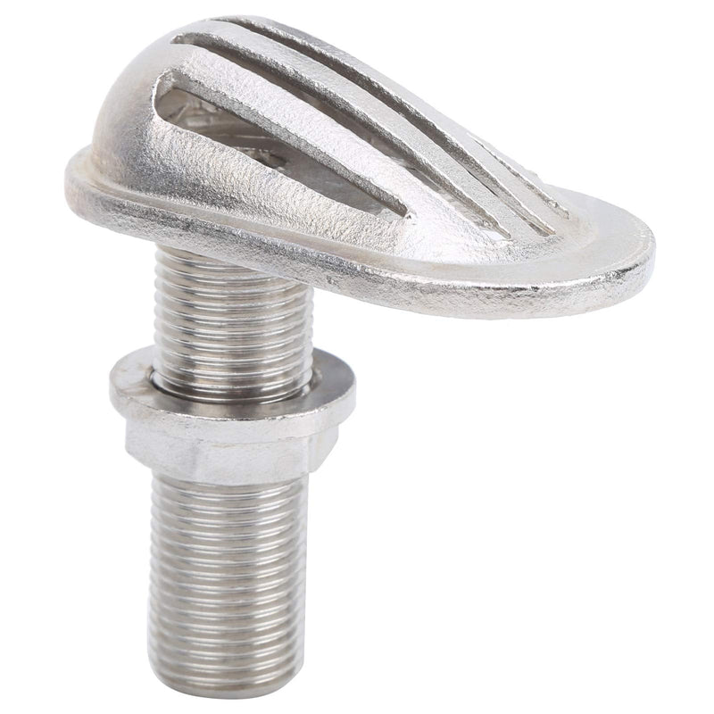 Joyzan 316 Stainless Steel Boat Intake Strainer, Marine Thru-Hull | Water Pickup Inlet Filter Scoop Threaded Hose Fitting for Boat Pump, Seawater Intake Hardware MJS023 Yacht Kayak
