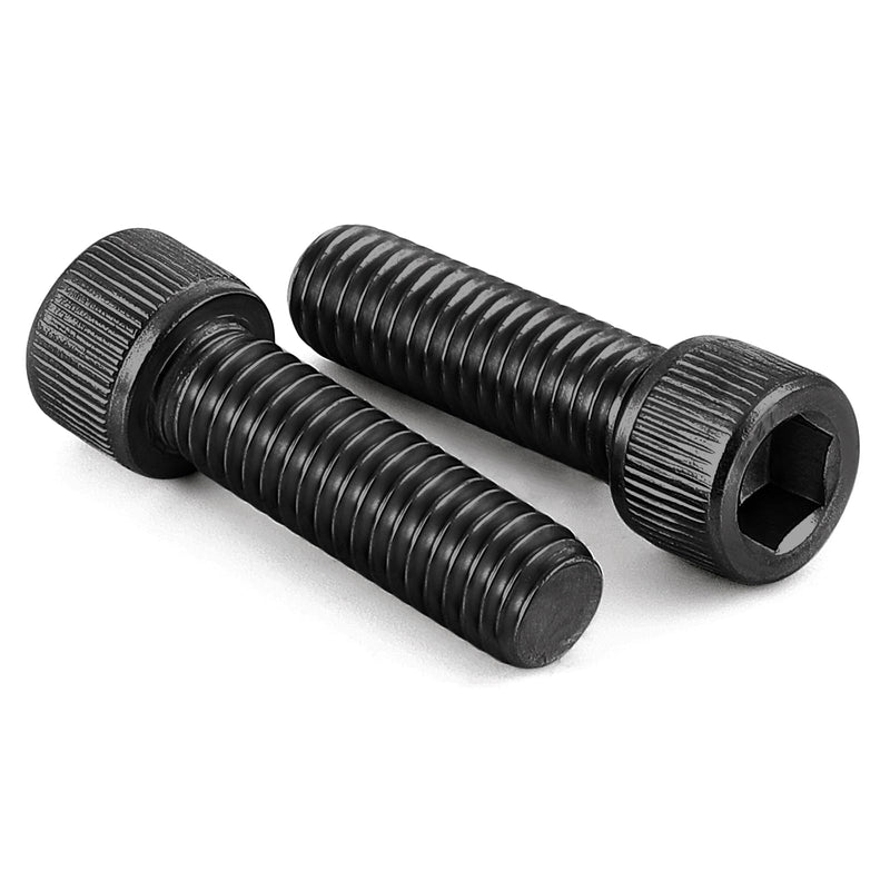 5/16-18 x 1" Socket Head Cap Screws Cap Bolts, 12.9 Grade Alloy Steel Black Oxide, Allen Hex Drive, UNC Coarse Thread Fully Threaded, 10 PCS 5/16-18 x 1"
