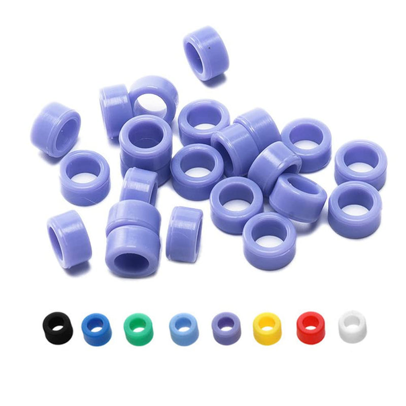 SNAWOP Dental Color Code Rings Multi-Colors Autoclavable Silicone Hygiene Instrument for Dentist (L, Green) L