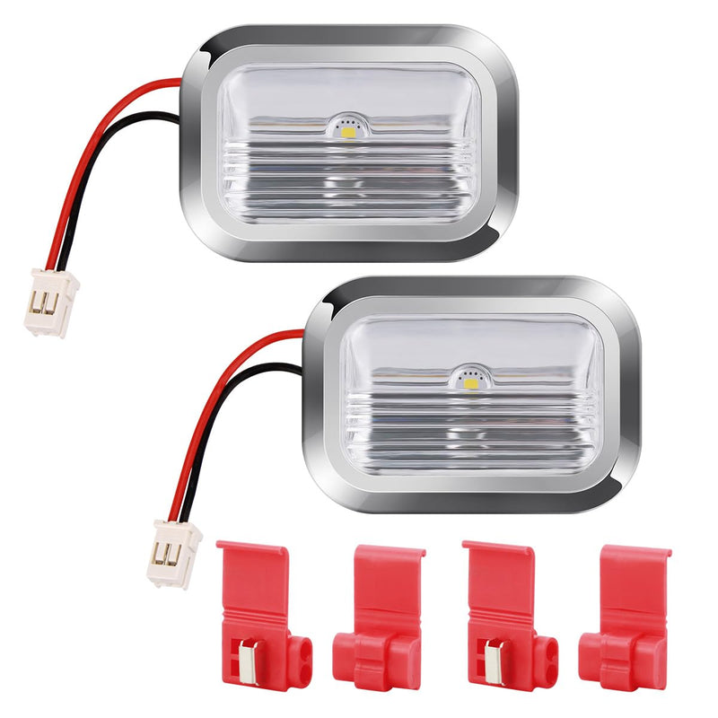 Replacement W11462342 LED Light Module for Whirlpool Kitchen Aid Refrigerator Light Module Parts W10908166 W10607479 W10843339 AP6989197 Refrigerator Parts & Accessories LED Light (2 Pack) 2pcs