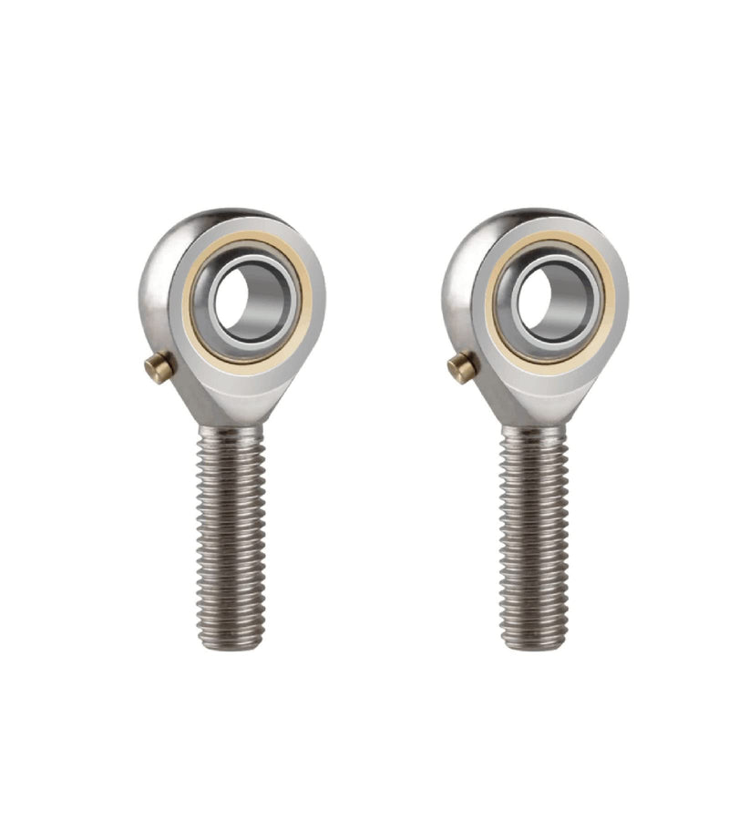 (2pcs) POSB4 Rod End Bearings 1/4-inch Bore Pre-Lubricated Bearings 1/4-28 Male Thread Right Hand 1/4" POS