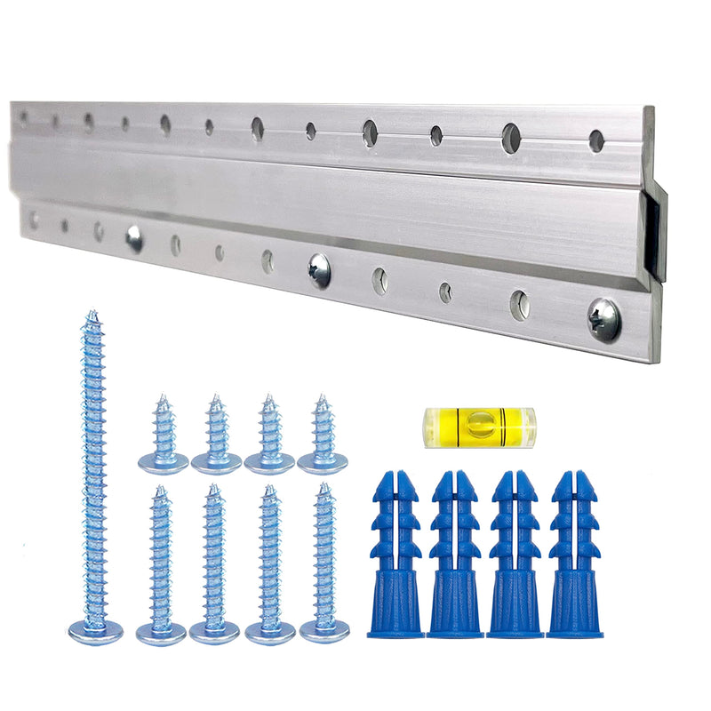 Z-Hanger Picture Hanging Kit 12 Inch - 2 Pairs - Z Bar Clips for Mirror Wall Frame Mounting Hardware,French Cleat Hangers 60 Lbs,Z Bracket Alloy Picture Hangers Kit for Headboard Cabinet,Art 12 Inch 2 Pairs