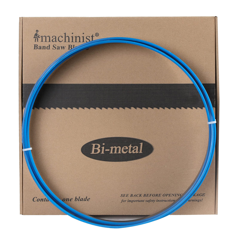 Imachinist S11634812 M42 116" X 3/4" X 0.035" X 8/12TPI, Bi-Metal Metal Cutting Bandsaw Blades, Variable Teeth