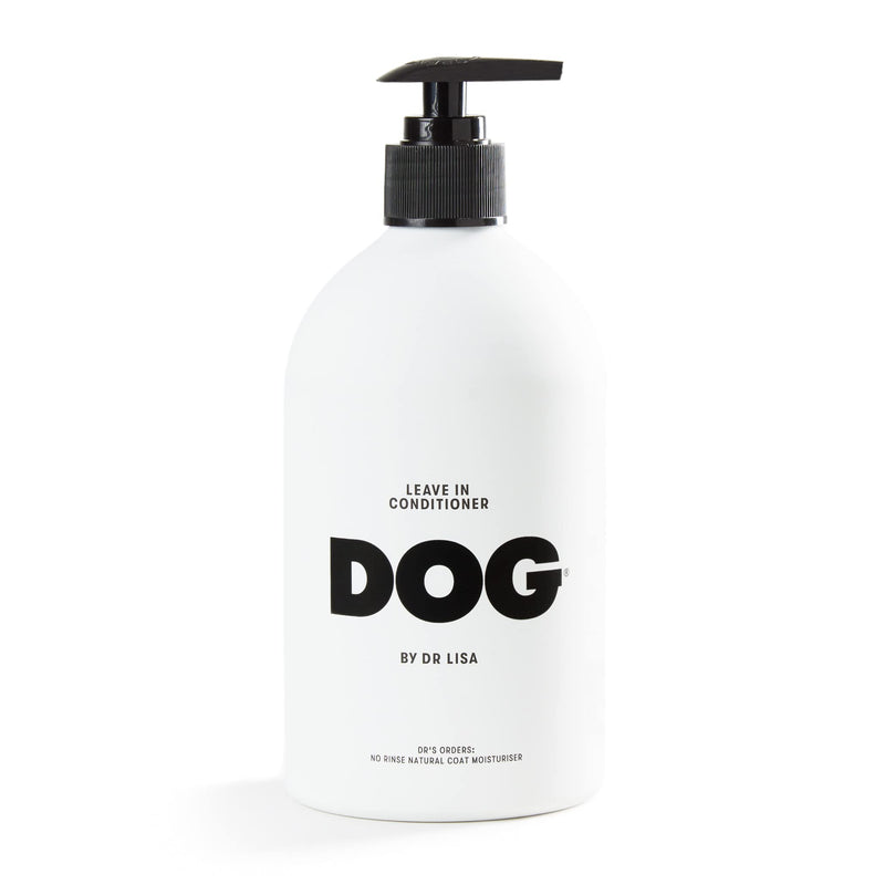 DOG by Dr. Lisa Leave-in Conditioner w/Coconut Oil, Rose Water, Chamomile, Natural, No Rinse, Moisturizing Coat & Skin Conditioning Treatment w/Plant Based Essential Oils, Vegan,16.9 oz Bottle - PawsPlanet Australia