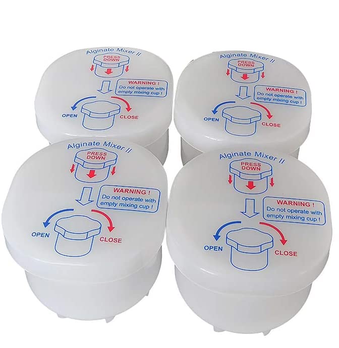 Superdental Lab Impression Materials Mixing Cups for White Algimax II GX300 Alginate Mixer