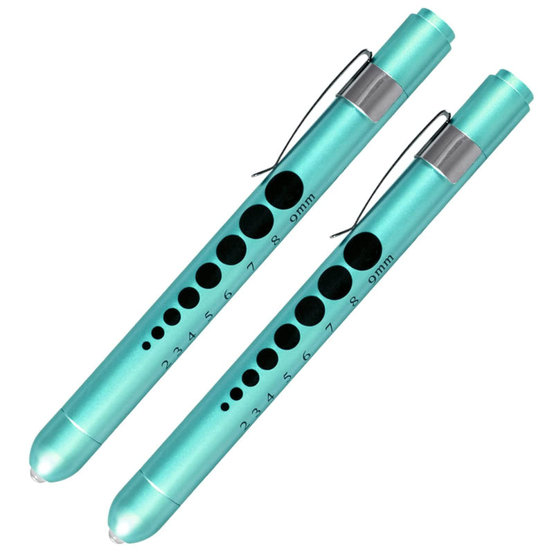 Diagnostic Medical Penlight, Mini Reusable LED Penlight Flashlight Pen Torch, Torch Doctor Nurse Emergency Pen Light with Pupil Gauge and Ruler