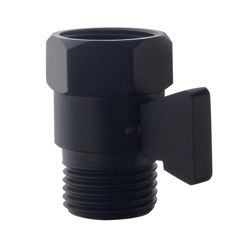 AZOS Brass Shut Off Valve, Water Flow Control Valve, Shower Head Shut Off Valve, Water Flow Control Valves G1/2 Pressure Regulator, Water Pressure Regulator in Black - NewNest Australia