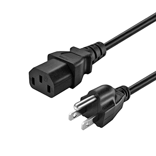 Power Cord Cable Compatible for Instant Pot Electric Pressure Cooker, Rice Cooker, Power Quick Pot, Microwave, Soy Milk Maker, and More Kitchen Appliances 3 Prong Replacement Power Cable-UL 3FT