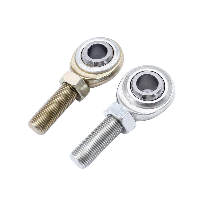 CMR-8 & CML-8 1/2 x 1/2-20 Male Thread RH LH Heim Joint Rod Ends(with Jam Nuts) RH+LH