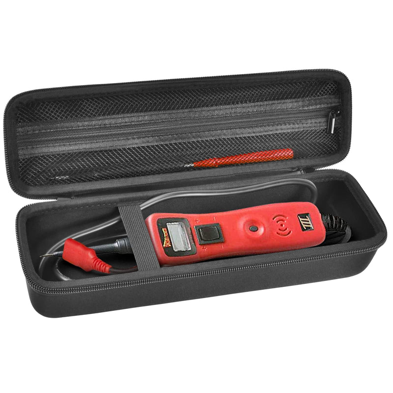 PAIYULE Case Compatible with Power Probe 3 3EZ 4, Circuit Tester Storage Holder, Car Diagnostic Tool Digital Volt Meter Organizer Box Fits Multimeter Test Leads and Adapter (Bag Only)