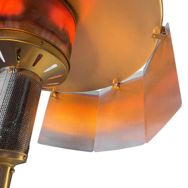 Sweet Heat Directional Reflectors for Patio Heaters Tri-Fold Folding Reflector - MAX performance TriFold Reflector MAX Performance