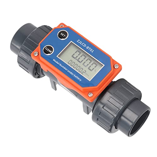 Digital Display Water Flowmeter UPVC for Farmland Irrigation and Fish Pond 10-150 L/min