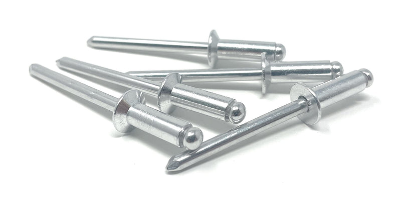 Metal Magery - Aluminum Countersunk Head Blind Rivets Pop Rivets - 3/16" Diameter - 50 Count (3/16" x 3/8" (0.25-.375 Inch Grip Range)) 3/16" x 3/8" (0.25-.375 Inch Grip Range)