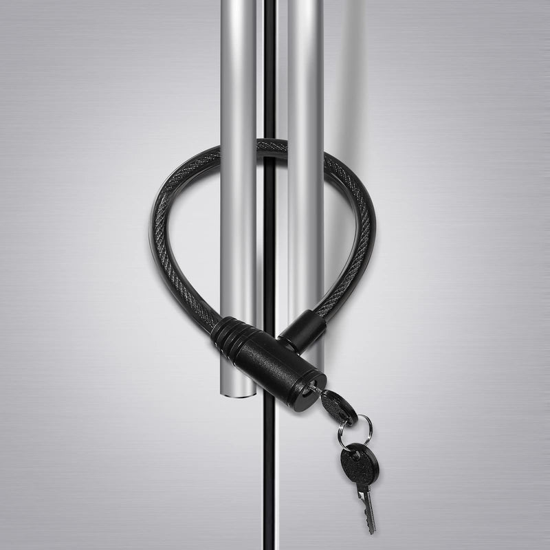 Fridge Lock, Refrigerator Lock with Keys, Childproof Lock for French Door Fridge and Cabinet 1 Pack