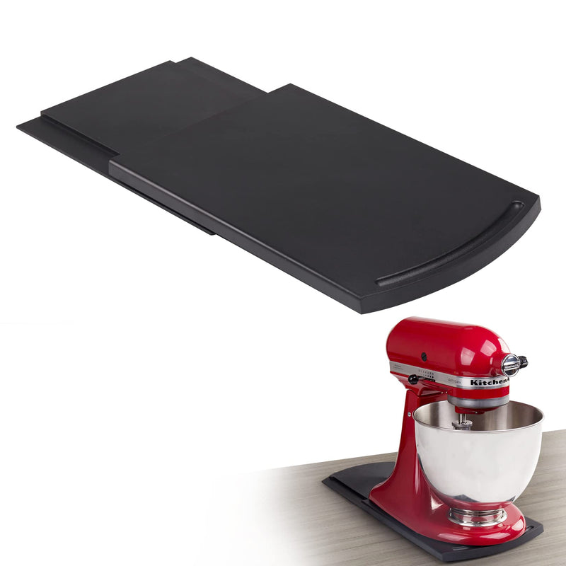 Kitchen Appliance Sliding Tray, Compatible With Coffee Maker, Kitchen Aid Mixer, Blenders, Air Fryer, Juicer Parts Accessories Sliders for Coutertop with Rolling Wheels (1 Pack) 1 Pack