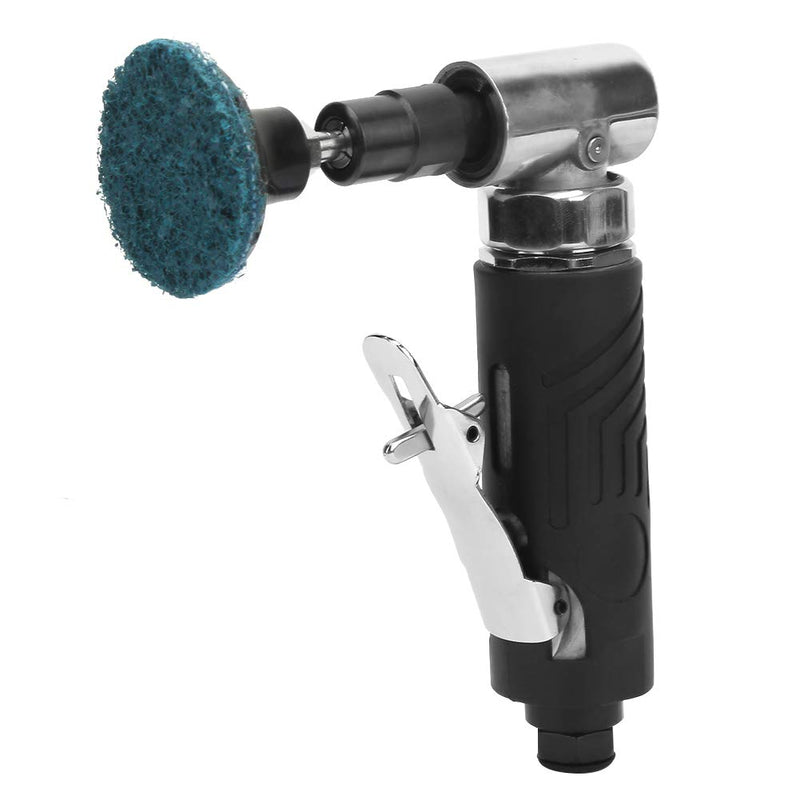 Angle Die Grinder, Comfortable Handle Grip 90 Degree 1/4 Air Grinder, Low Noise Pneumatic Angle Die Grinder 20000 RPM for Glass Hardware