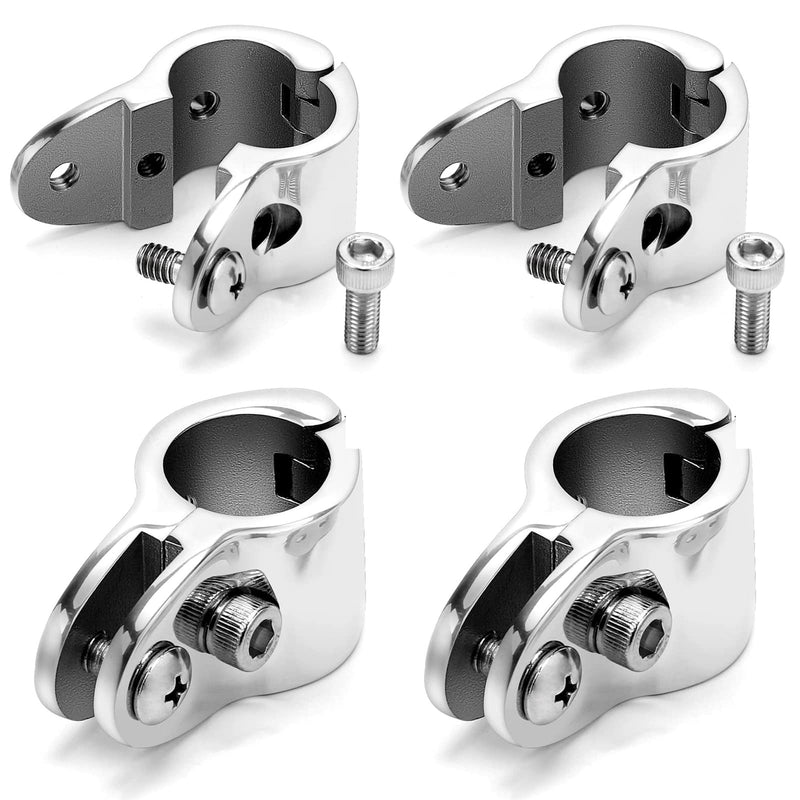 Bimini Top Jaw Slide Quick Release Marine Boat Hardware Heavy Dudy Bimin Top Hardware 316 Stainless Steel Inside Dia 7/8 or 1INCH 4 PCS 1 IN 4 PCS