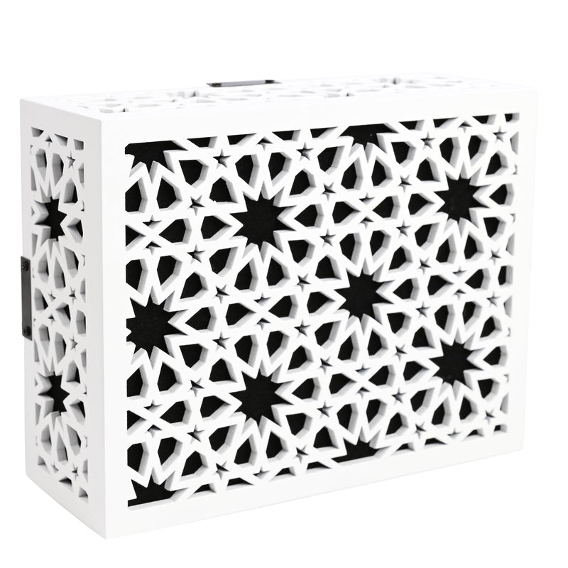 GRAUES Doorbell Cover | modern design door chime covers decorative | wooden doorbell cover box only (9.84” x 7.87” x 3.15”) large seize (9.84” x 7.87” x 3.15”)